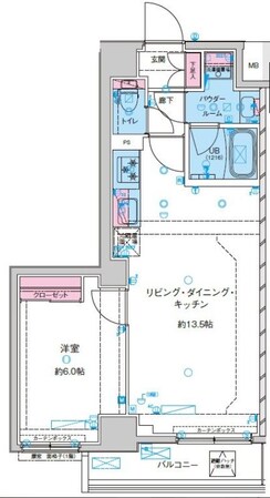 鐘ケ淵駅 徒歩3分 2階の物件間取画像